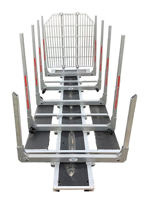 RAPTOR bunk bases with removable RAPTOR stakes